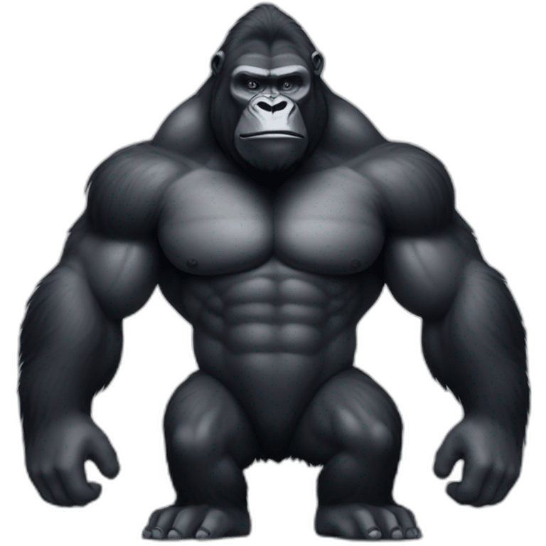 muscular gorilla emoji