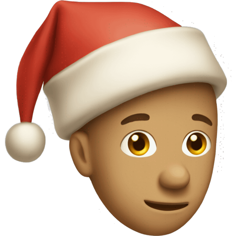 Beige santa hat emoji