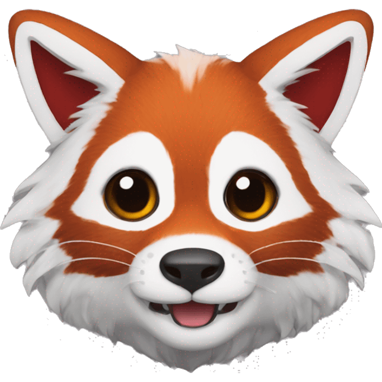 Sea wolf mixed with flannel moth, blackbuck horns and red panda emoji