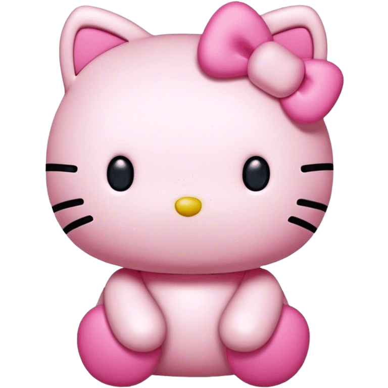 pink kawaii plush hello kitty emoji