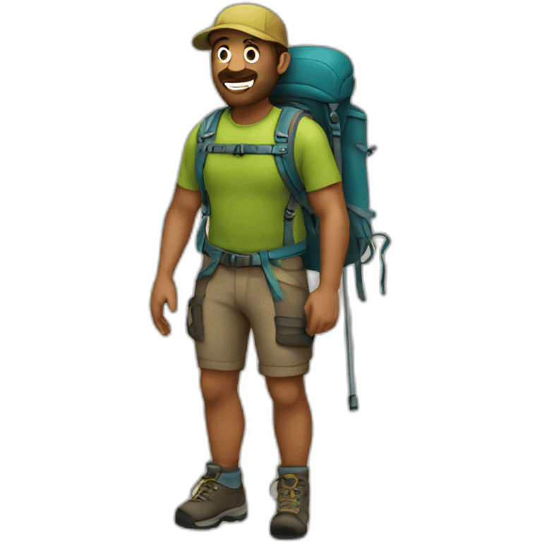 Hiker emoji