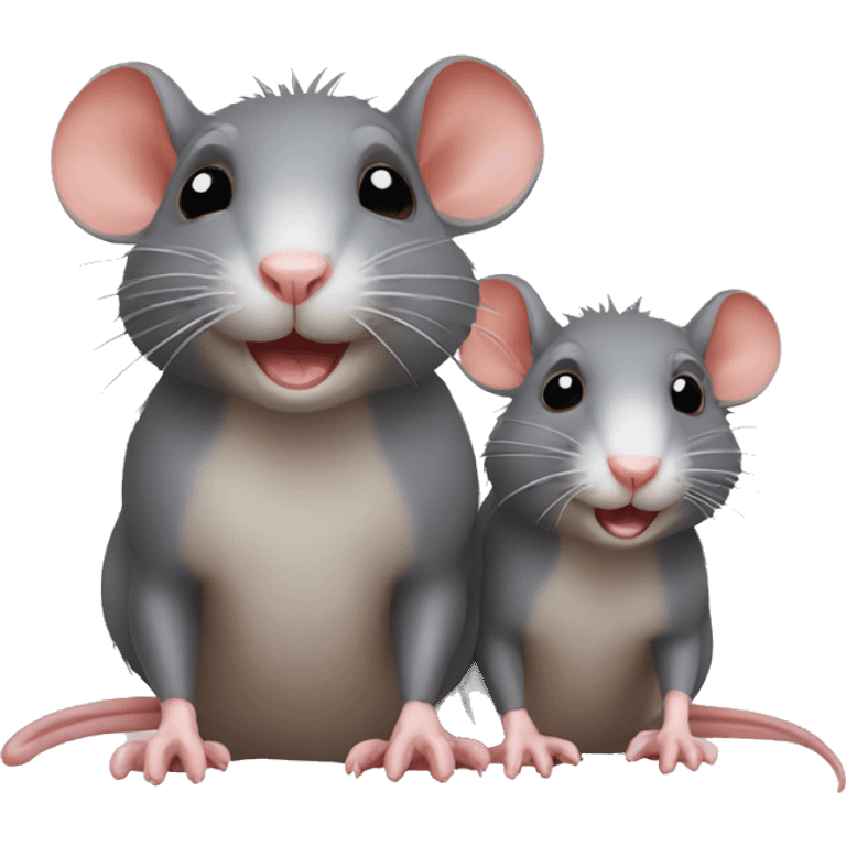 two rats emoji