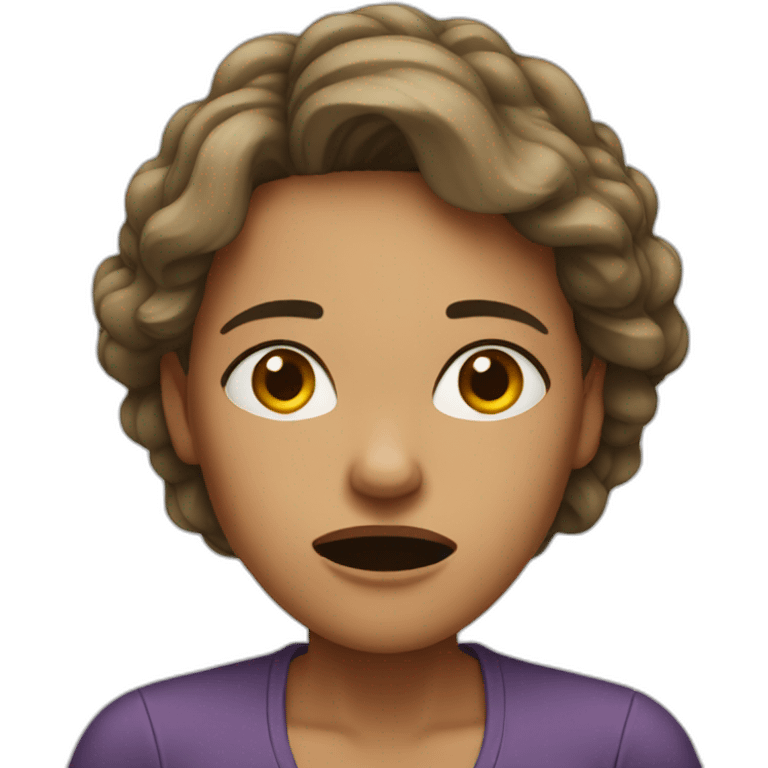 woman frustrated emoji