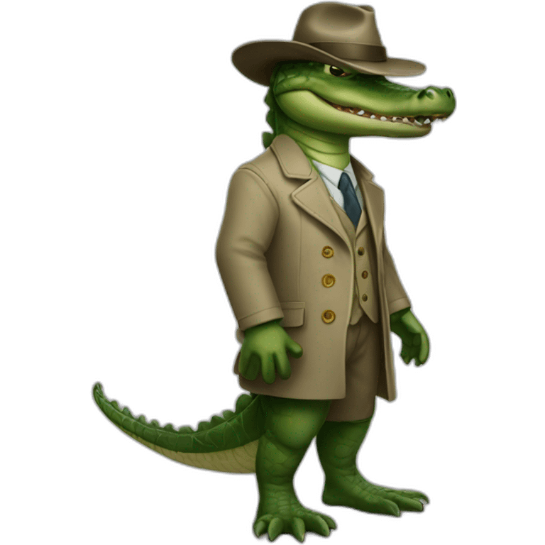 aligator detective emoji