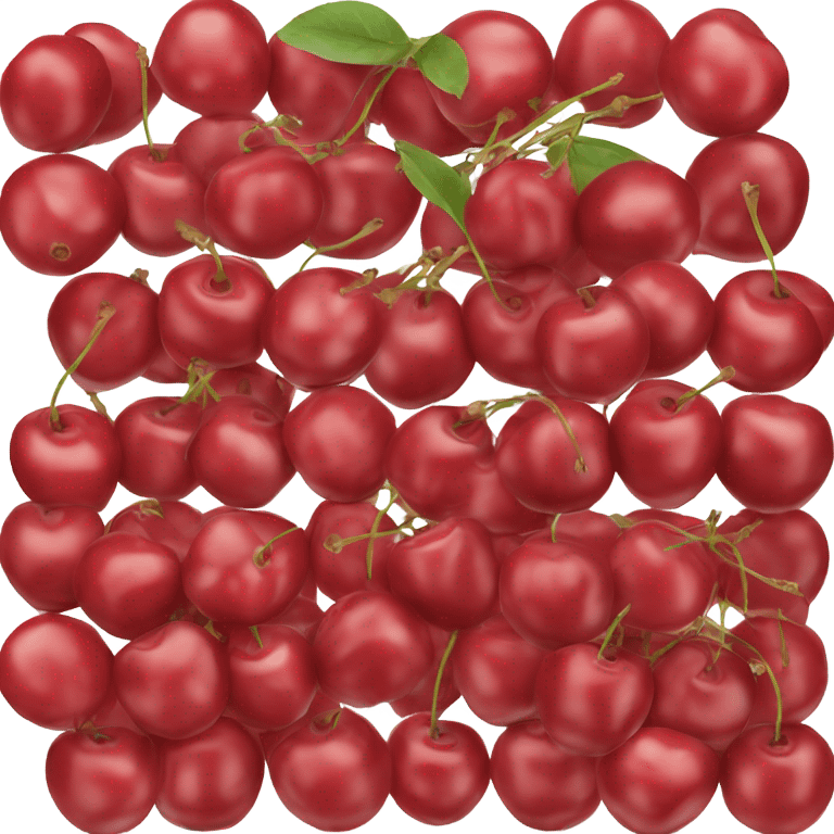 Cornel cherry fruit emoji