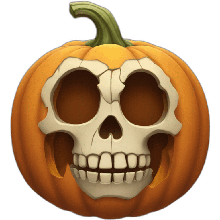 skeleton-pumpkin emoji