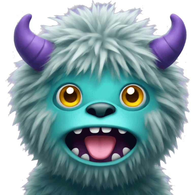 cute fuzzy monster emoji