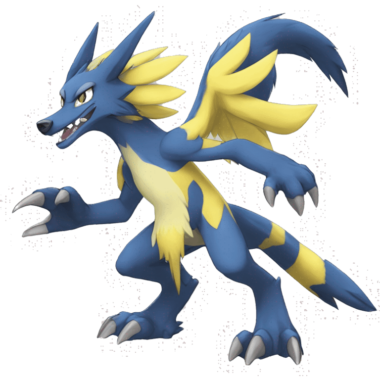 Lombax-Sergal-Zeraora-Nargacuga-Fakemon full body emoji