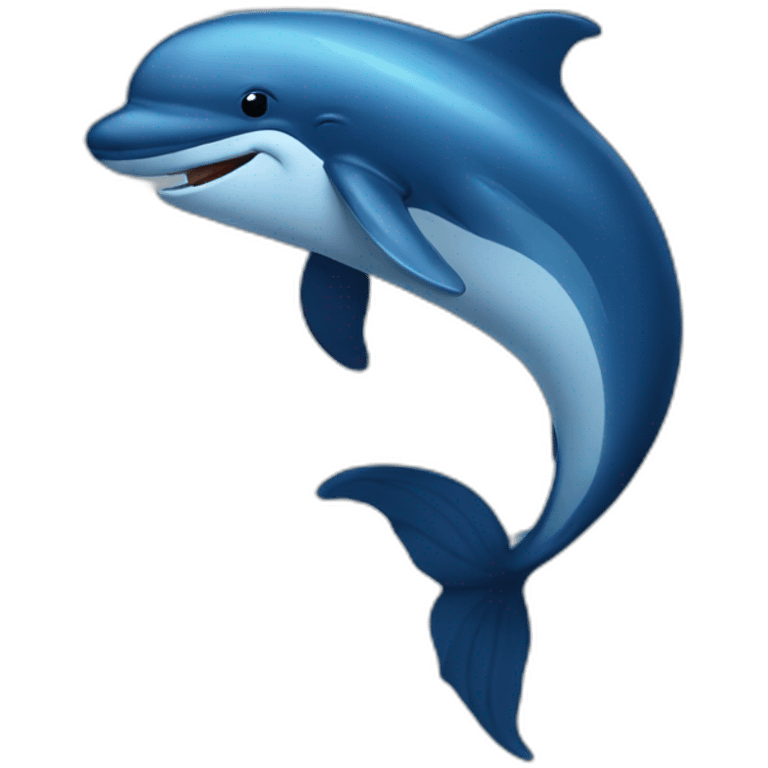 Big blue wale emoji