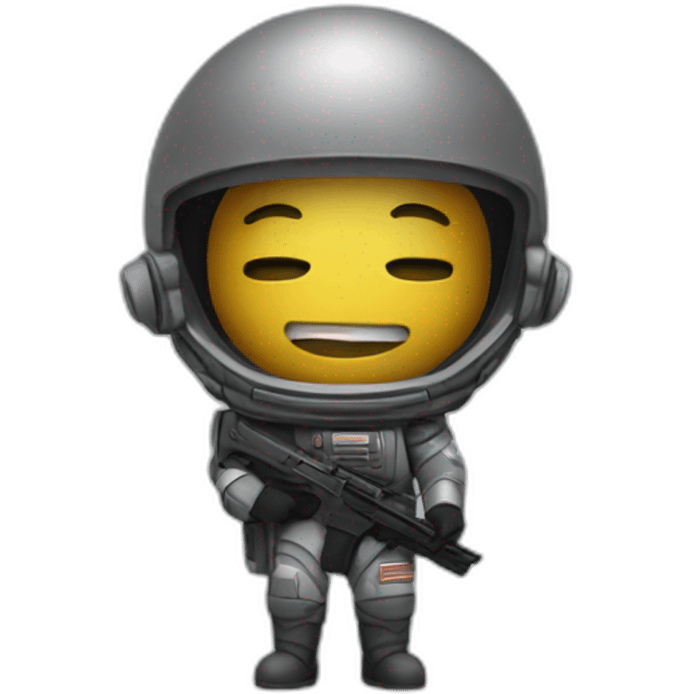 Space soldier emoji