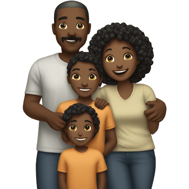 Black family emoji