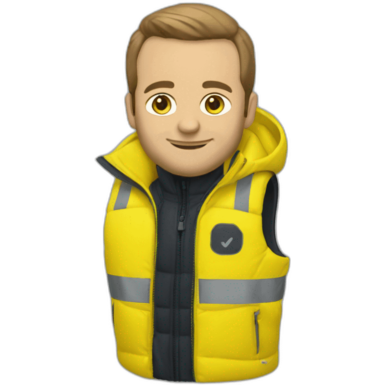 Macron gilet jaune emoji