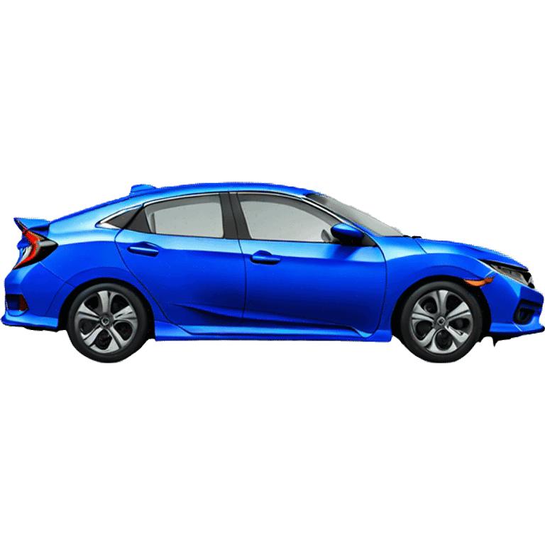 Blue Honda civic emoji