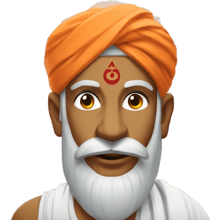 Yogi in ram mandir  emoji