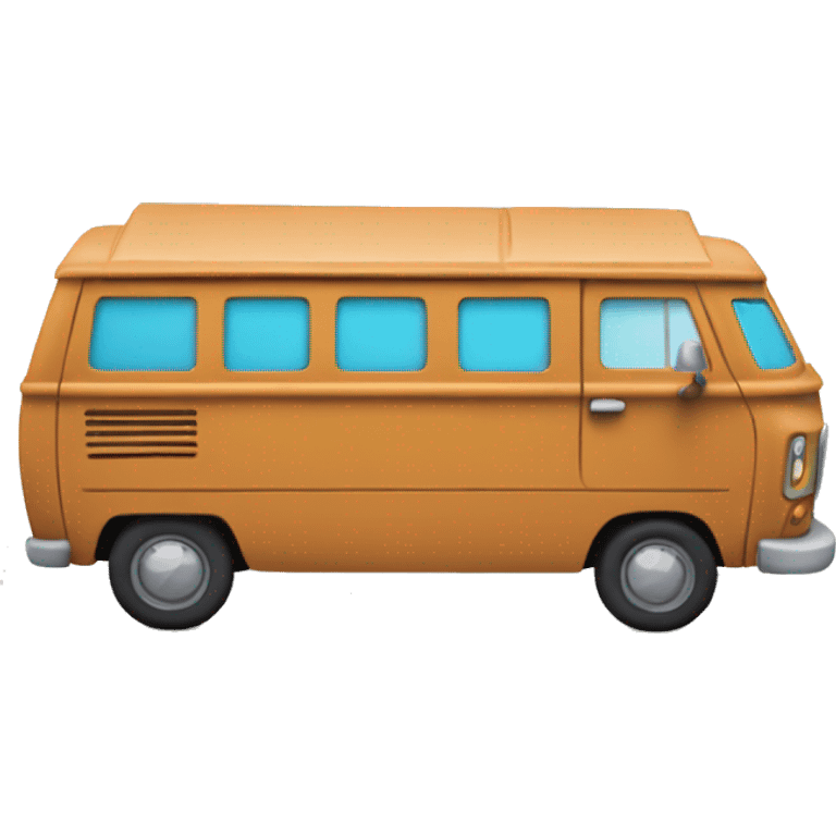 Papercraft Scooby Doo’s mystery van emoji