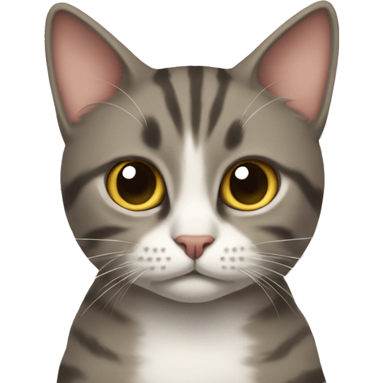 Cat saying "you are dumb" emoji