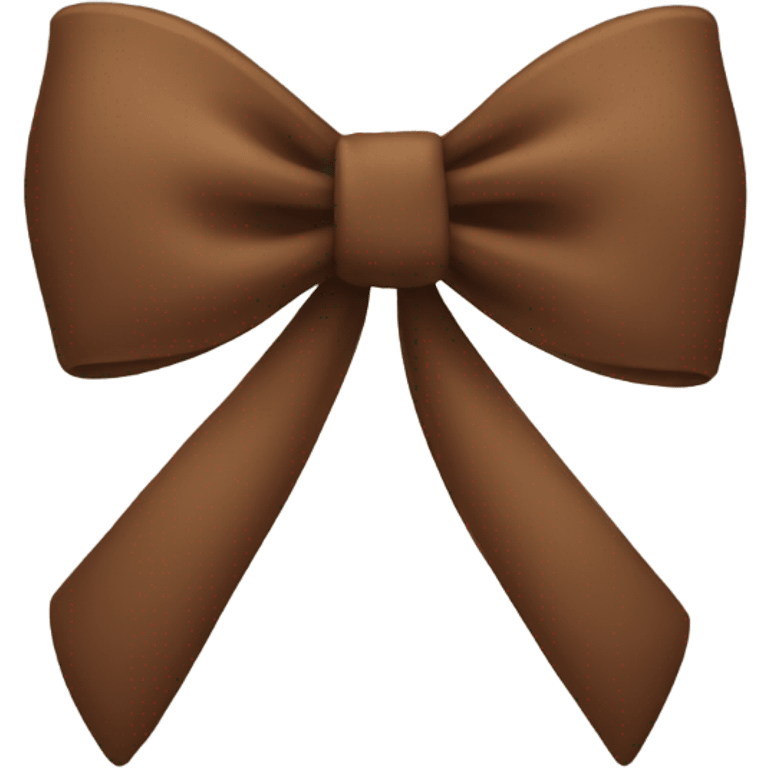 Brown bow emoji