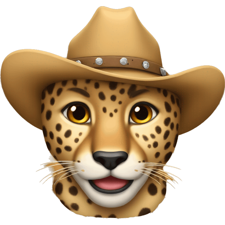 cowboy cheetah emoji