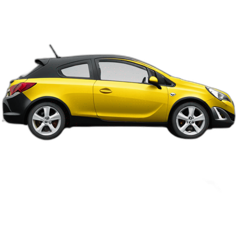 Opel corsa noir 2008 emoji