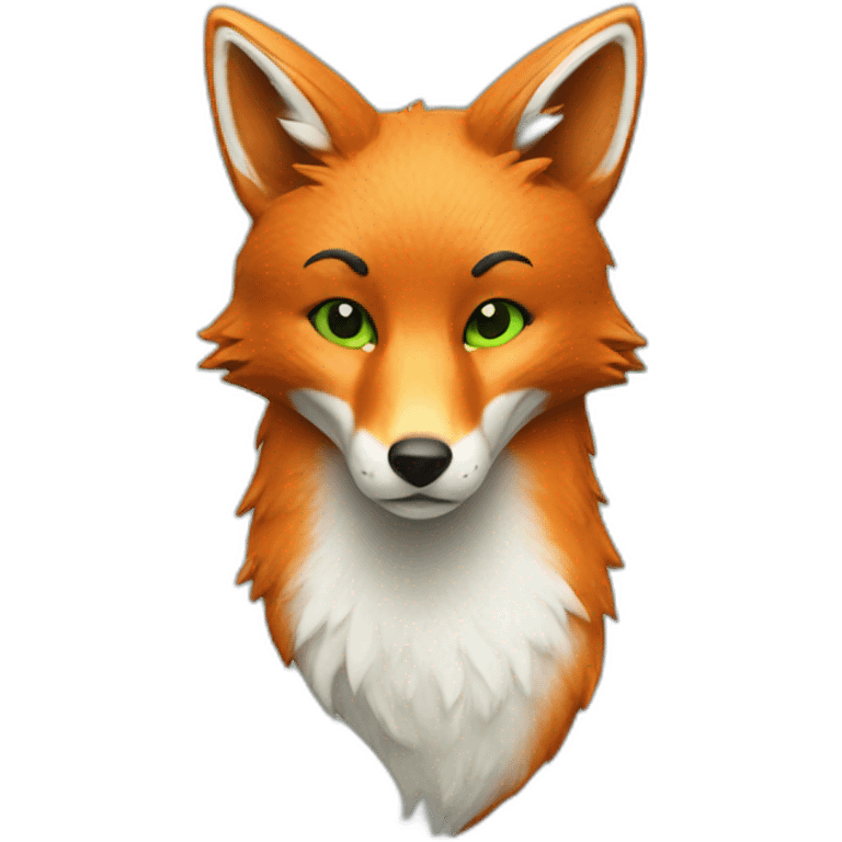 fox with green socks emoji