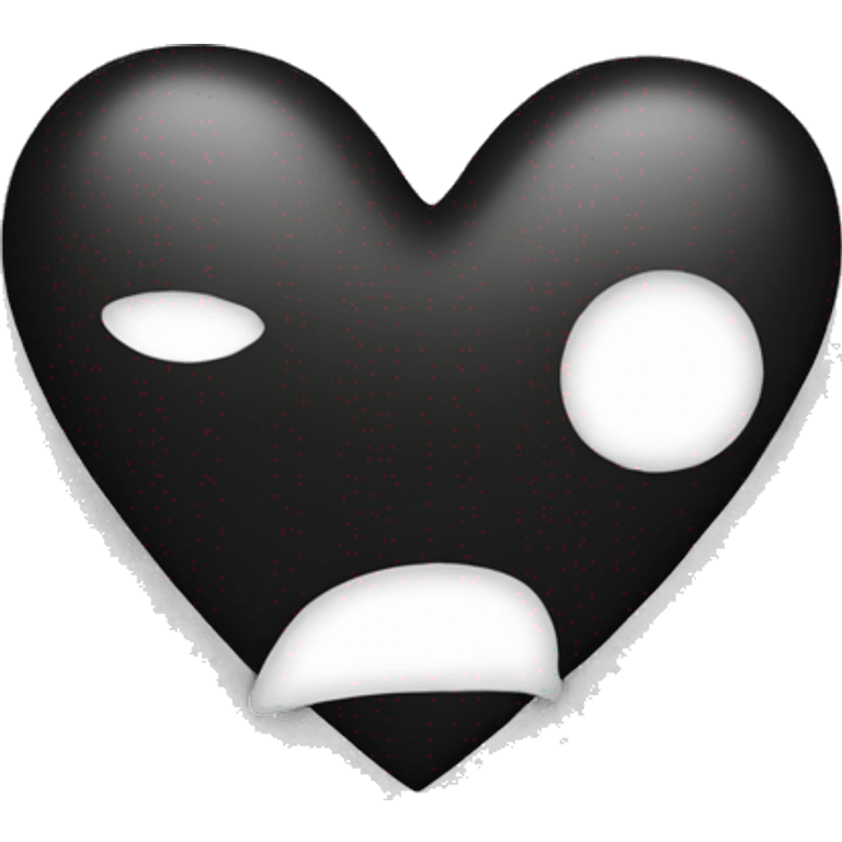 Black heart emoji