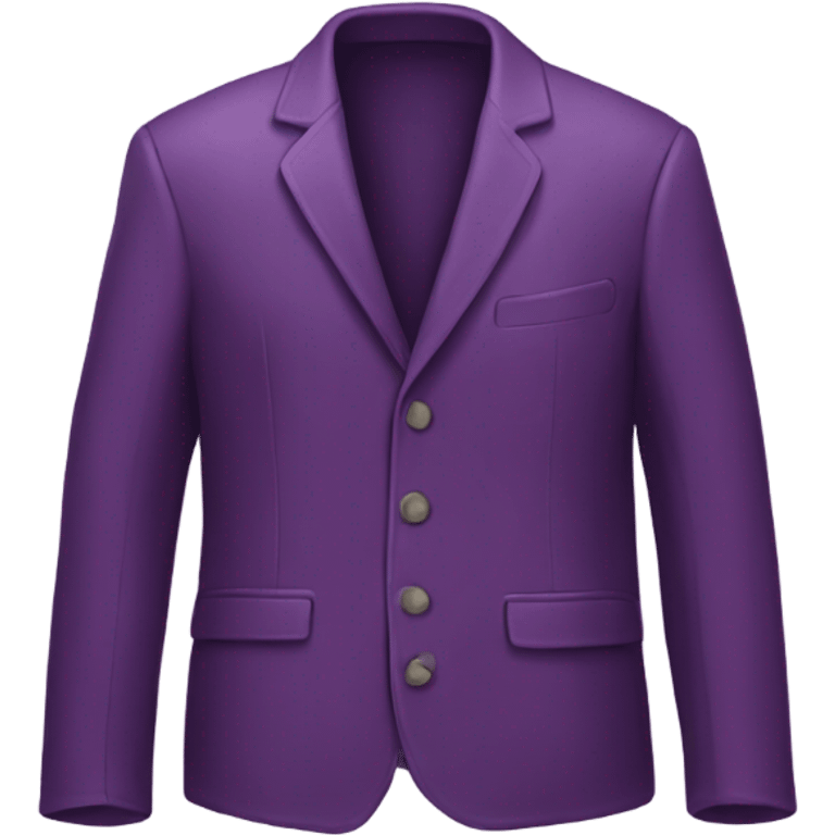 Plum jacket emoji