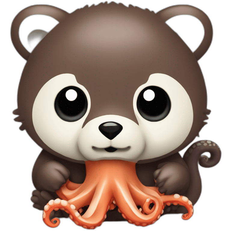 gitlab tanuki eating octopus emoji