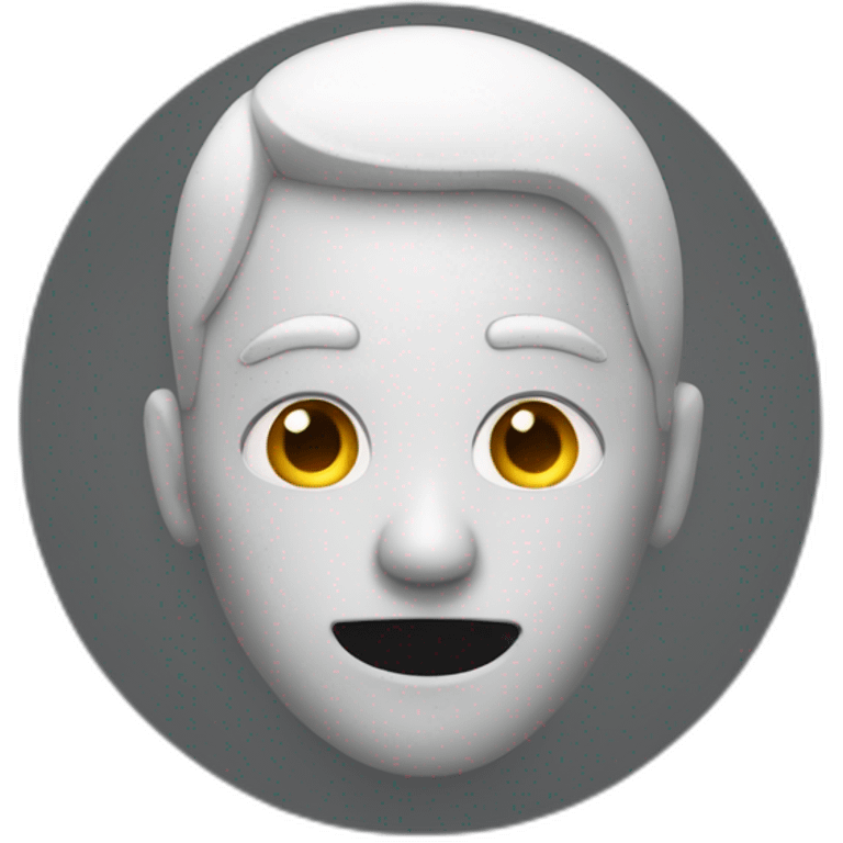 a grey person with no face and question mark on their face emoji