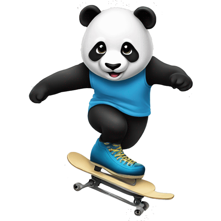 Panda skates  emoji