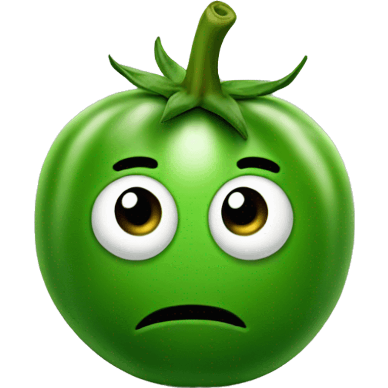 green tomatoe emoji