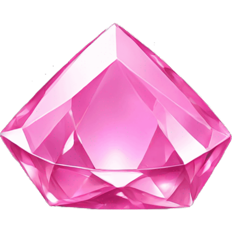 Pink diamond  emoji