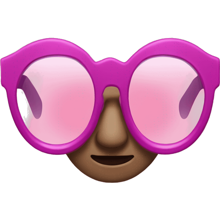 Spectrespecs pink and just the glasses emoji