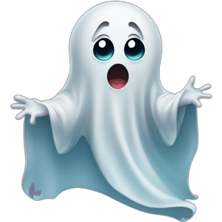 surprised ghost emoji