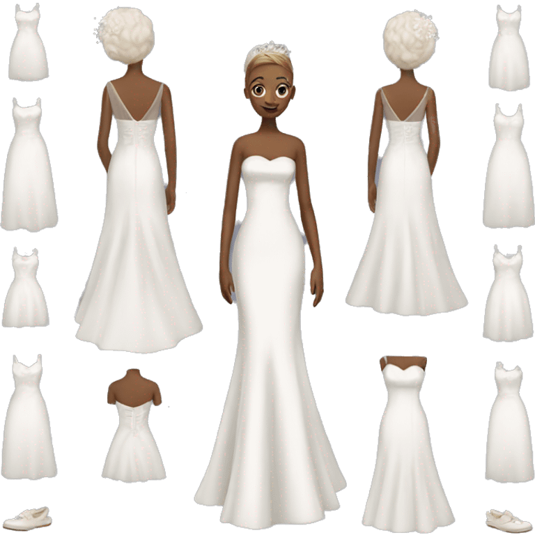 Wedding dress emoji