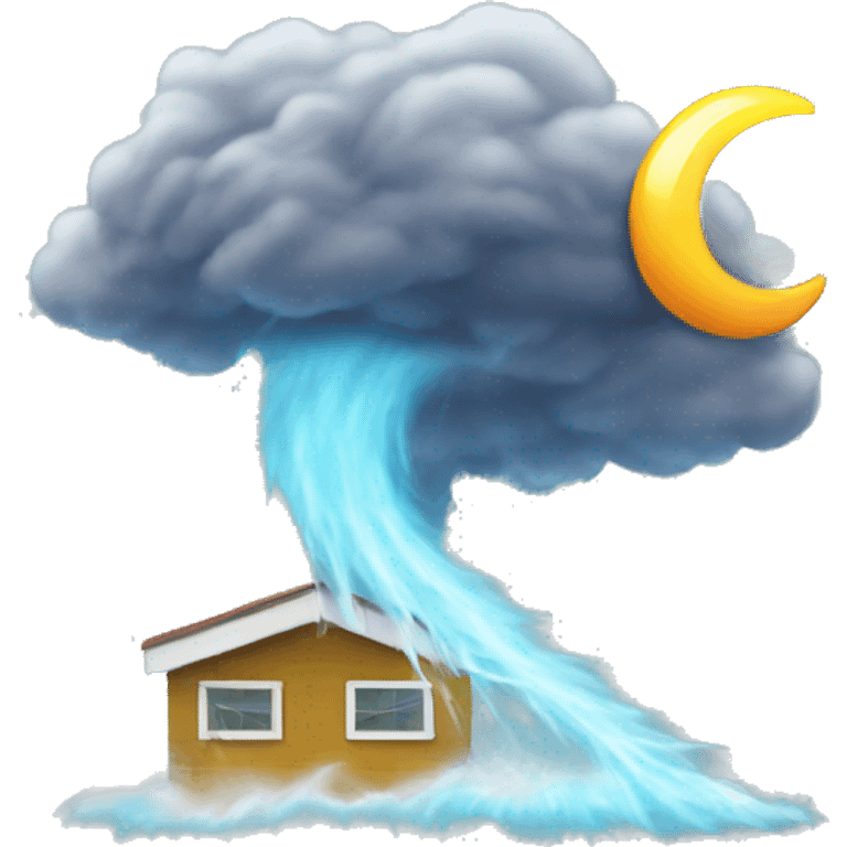 Hurricane and wind effects emoji