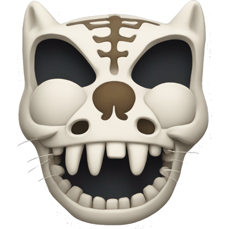 Cat skeleton  emoji