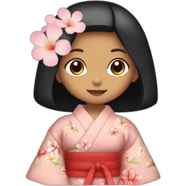 kimono girl emoji