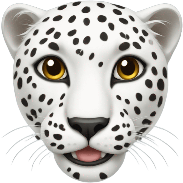 white leopard emoji