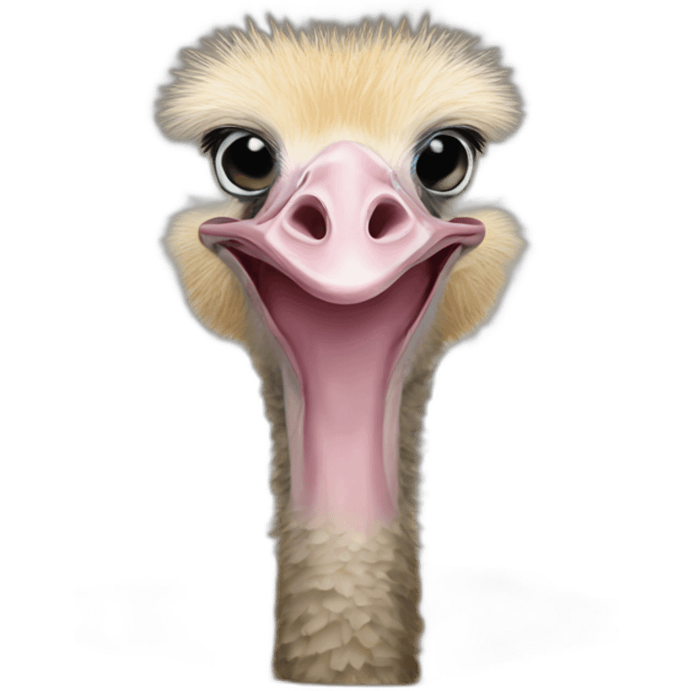 ostrich head in sand emoji