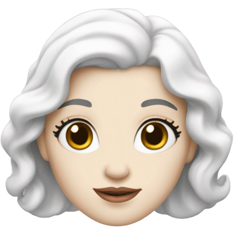 Snow White white skin emoji