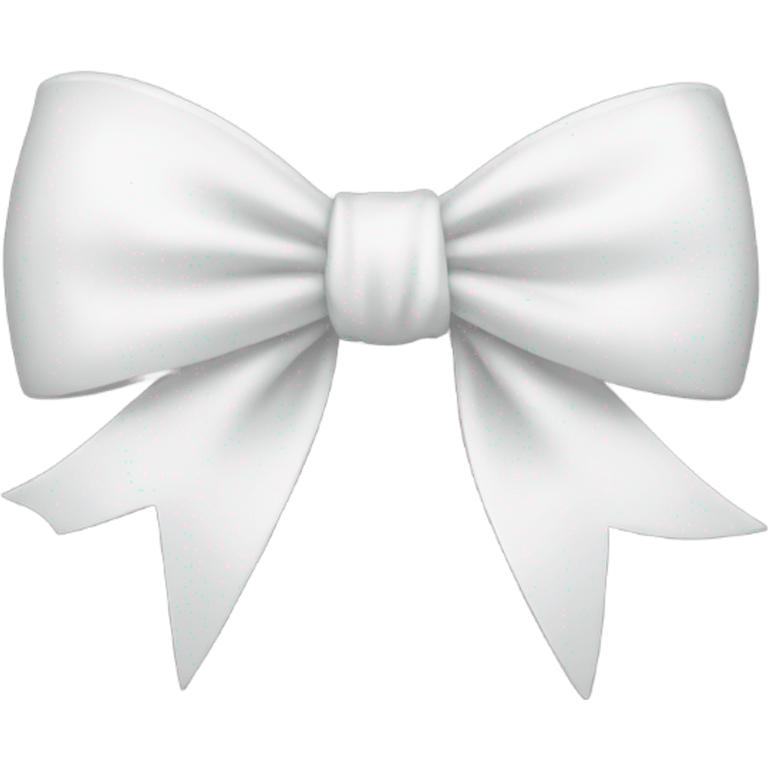 White bow emoji