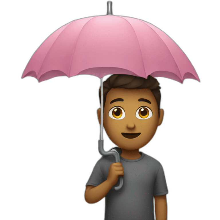 under the umbrella emoji