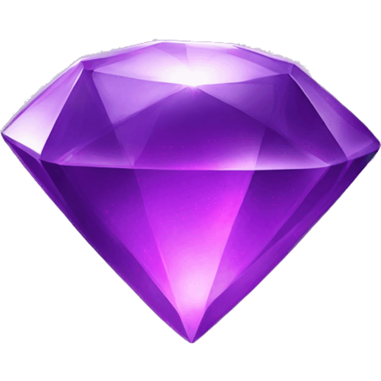 Generate me an emoji of a very valuable purple gem with glow emoji