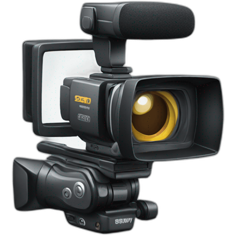 happy video camera emoji