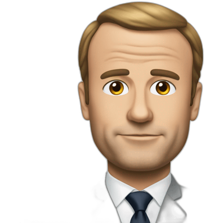 Macron sur trump emoji