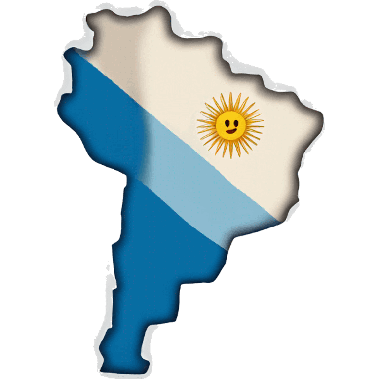 ARGENTINA MAP SIMPLE emoji