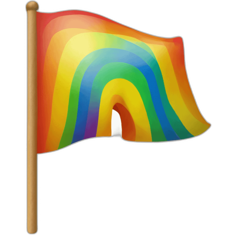 raimbow flag in fire emoji