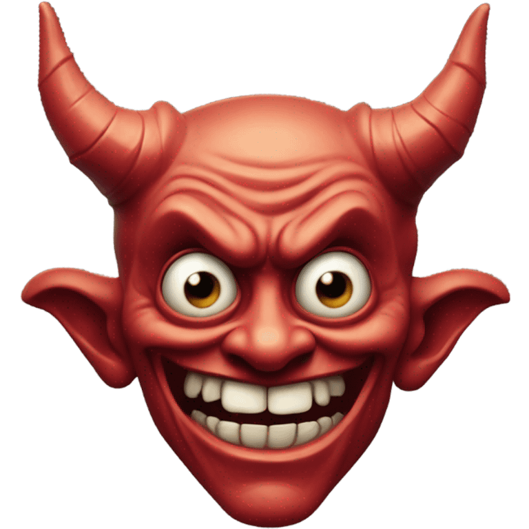 A distorted devil  emoji