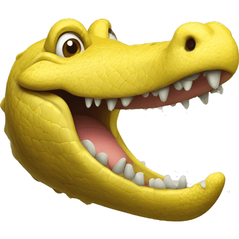 banana crocodile emoji