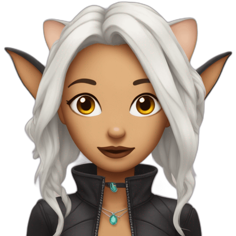 Doja cat chauve avec une araignée emoji